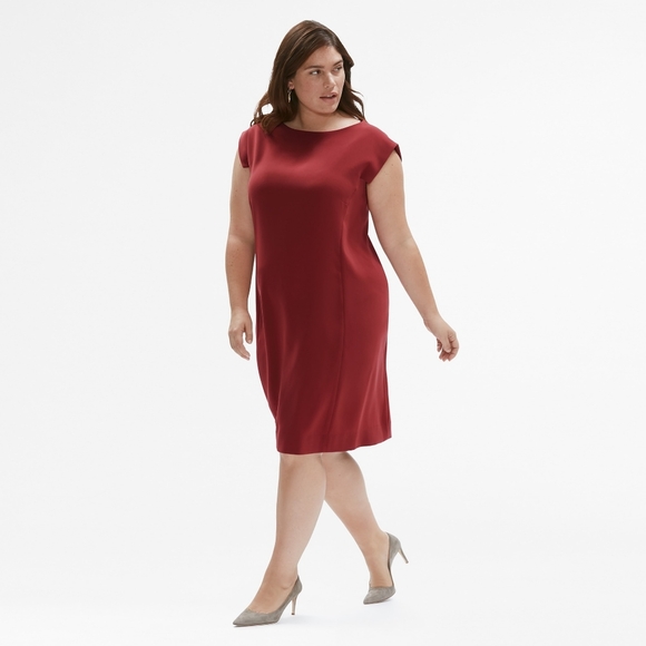 MM Lafleur Dresses & Skirts - MM LaFleur Sarah Dress Pomegranate Red Dress Shift Size 16